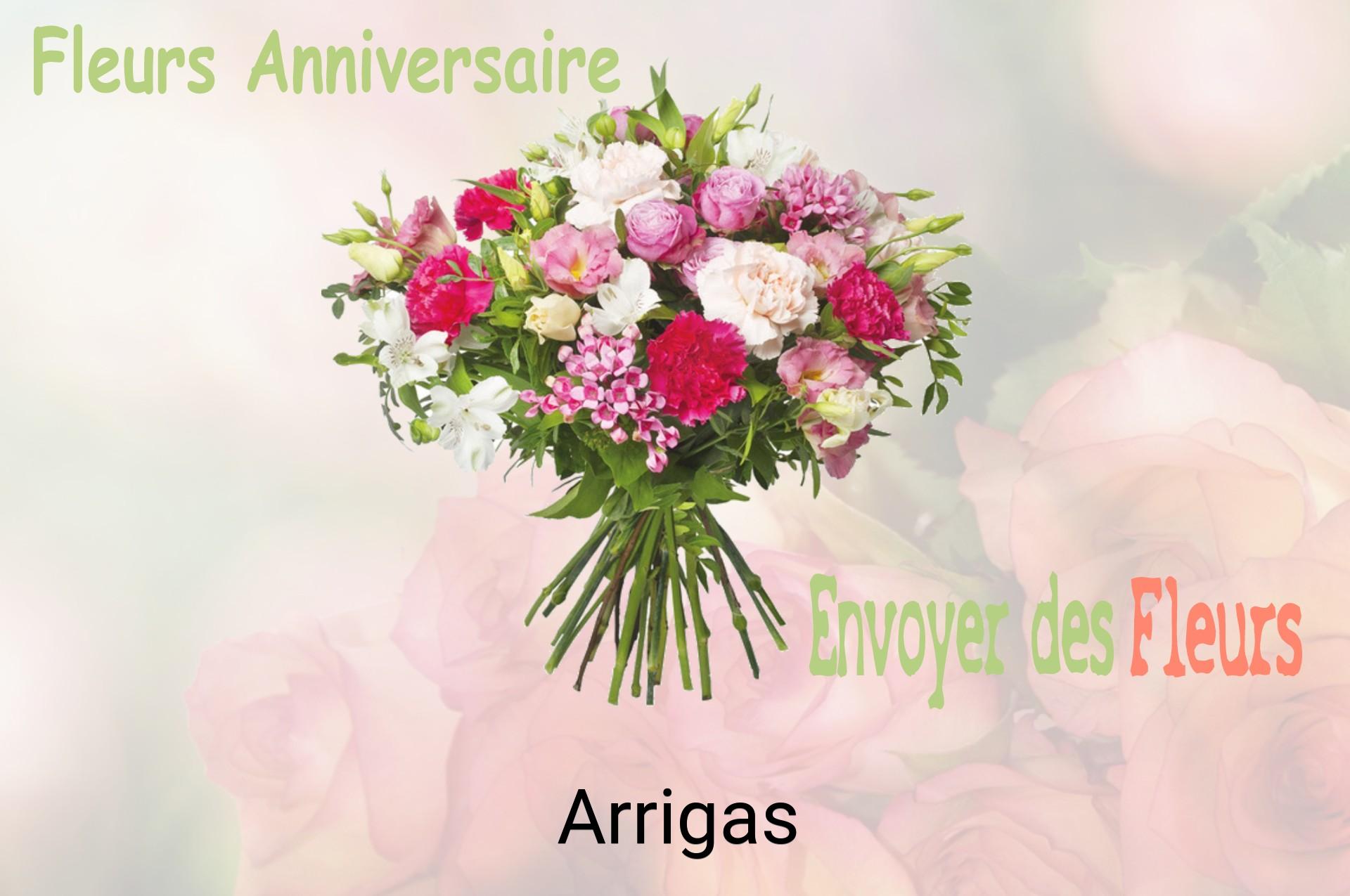 Bouquet de fleurs d’anniversaire livré à Arrigas